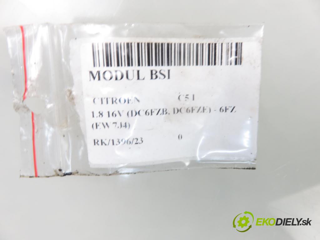 CITROEN C5 I (DC_) SEDAN 2001 85,00 1.8 16V (DC6FZB, DC6FZE) - 6FZ (EW7J4) 1749,00 MODUL BSI 9646226880