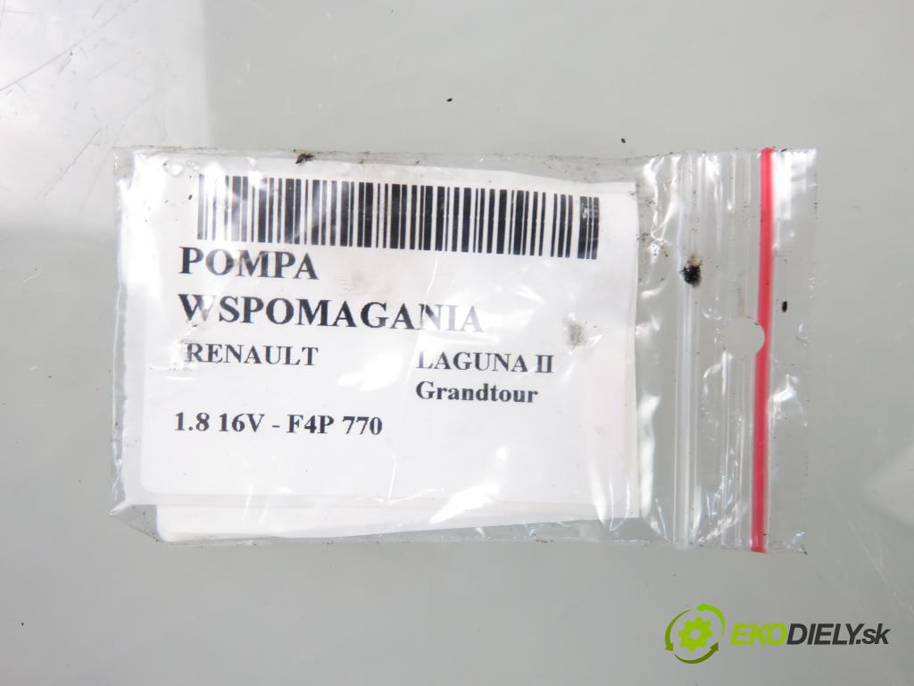 RENAULT LAGUNA II Grandtour (KG0/1_) LIFTBACK 2001 89,00 1.8 16V - F4P 770 1783,00 Pumpa servočerpadlo 26088276 (Servočerpadlá, pumpy riadenia)