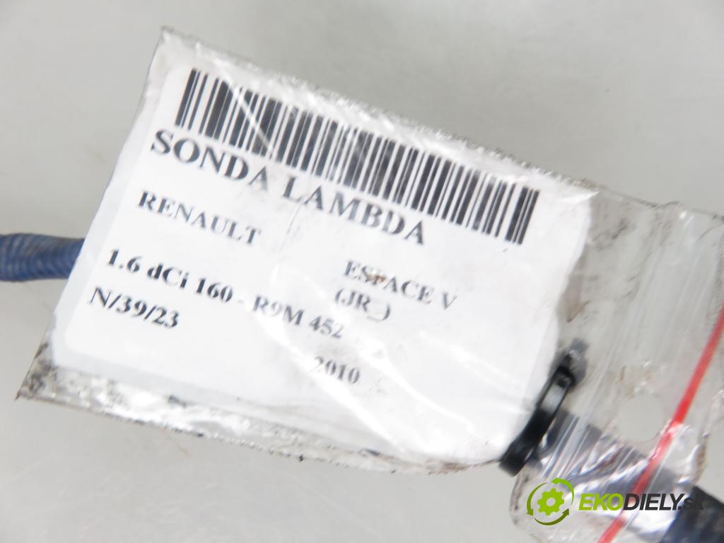 RENAULT ESPACE V (JR_) CROSSOVER 2016 180,00 1.6 dCi 160 - R9M 452 1598,00 sonda lambda 0281004225 ; 8201499129 ; H8201499129 (Lambda sondy)