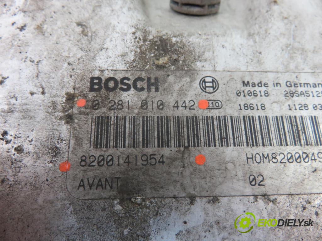 RENAULT MEGANE I (BA0/1_) HB 2001 72,00 1.9 dTi 98 - F9Q 736 1870,00 Riadiaca jednotka Motor 0281010442 ; 8200141954