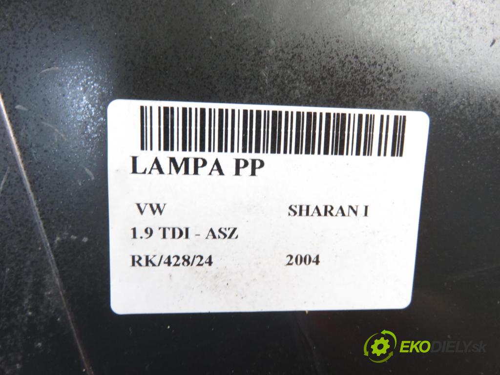 VW SHARAN (7M8, 7M9, 7M6) MINIVAN 2004 96,00 1.9 TDI PD 130 - ASZ 1896,00 Svetlo PP 0301182202 ; 7M3941016AD