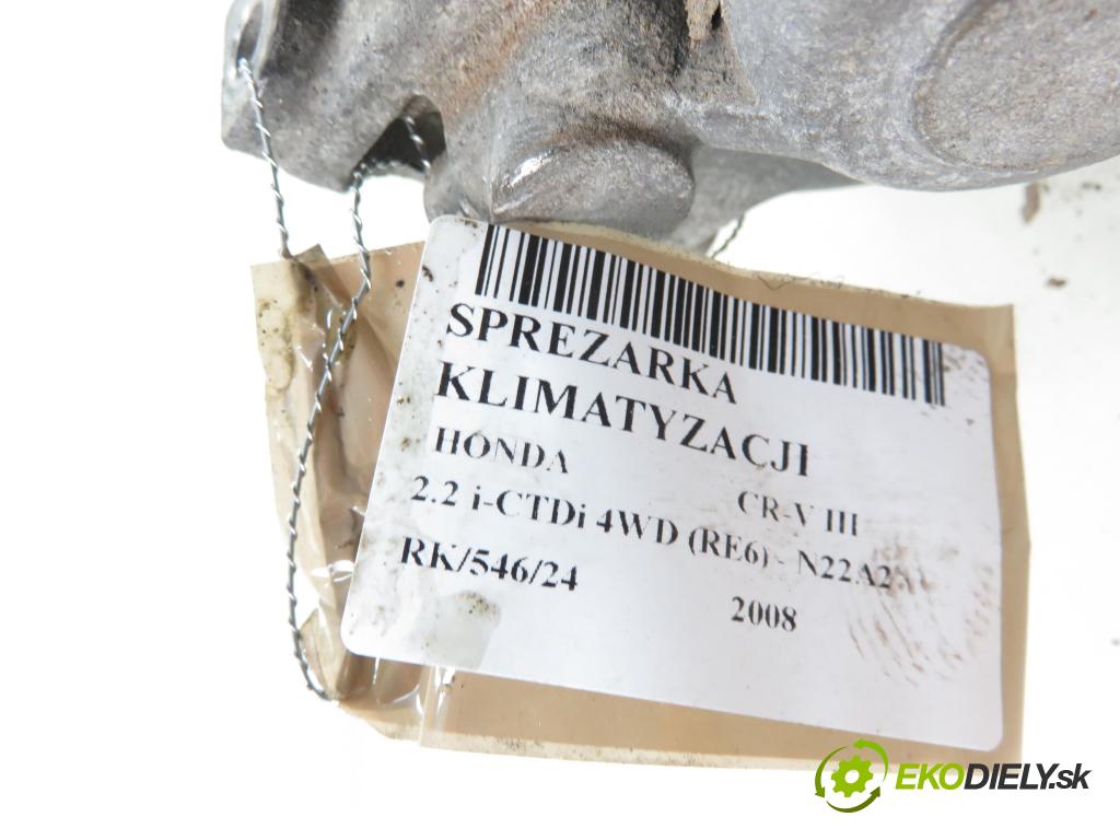 HONDA CR-V III (RE_) SUV 2008 103,00 2.2 i-CTDi 4WD (RE6) - N22A2 2204,00 KOMPRESOR: klimatizácie 4472606342 (Kompresory klimatizácie)