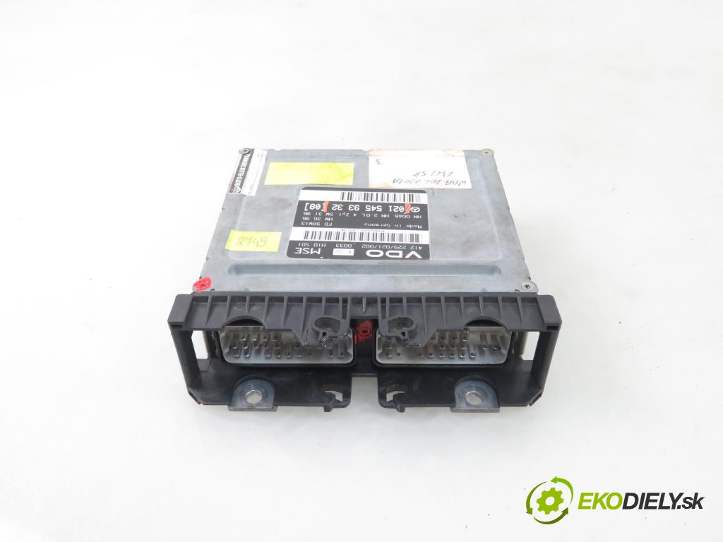 MERCEDES-BENZ KLASA C (W202) SEDAN 1998 100,00 C 200 (202.020) - M 111.945 1998,00 Riadiaca jednotka Motor 0215459332
