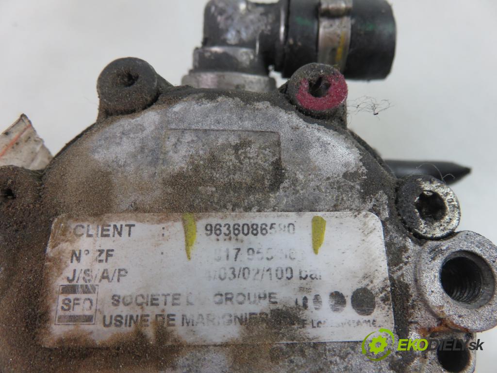 CITROEN C5 I (DC_) SEDAN 2001 85,00 1.8 16V (DC6FZB, DC6FZE) - 6FZ (EW7J4) 1749,00 Pumpa servočerpadlo 9636086580 (Servočerpadlá, pumpy riadenia)