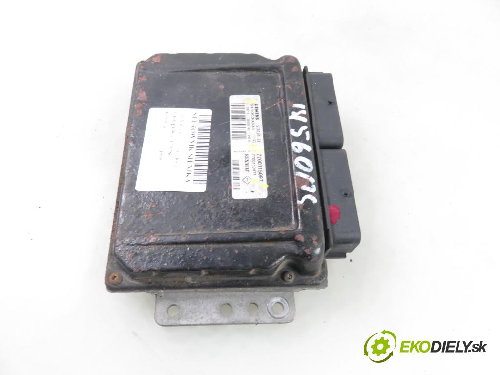 RENAULT CLIO II (BB_, CB_) HB 1999 55,00 1.4 (B/CB0C) - E7J 780 1390,00 Riadiaca jednotka Motor 7700115097 ; 7700110471 ; S110030304C