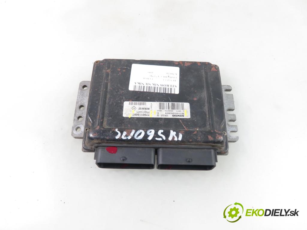 RENAULT CLIO II (BB_, CB_) HB 1999 55,00 1.4 (B/CB0C) - E7J 780 1390,00 Riadiaca jednotka Motor 7700115097 ; 7700110471 ; S110030304C