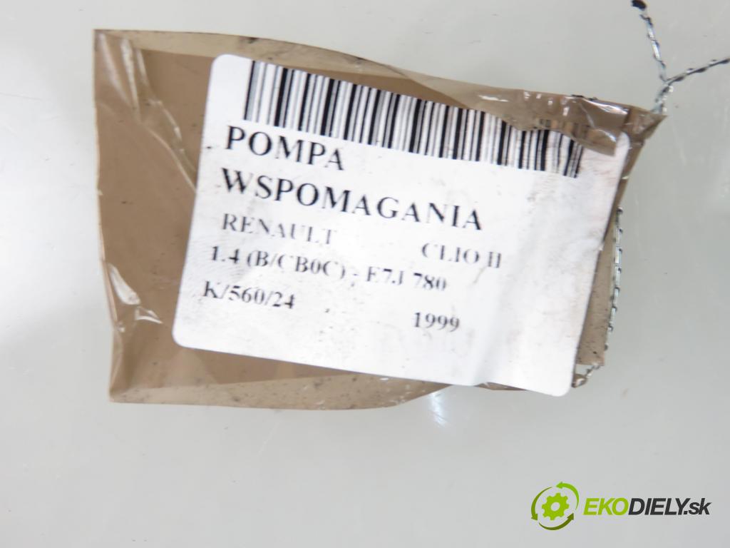 RENAULT CLIO II (BB_, CB_) HB 1999 55,00 1.4 (B/CB0C) - E7J 780 1390,00 Pumpa servočerpadlo (Servočerpadlá, pumpy riadenia)