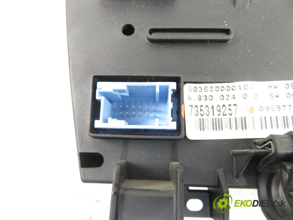 FIAT STILO Multi Wagon (192_) KOMBI 2003 85,00 1.9 JTD - 192 A1.000 1910,00 Panel kúrenia KLIMATRONIK 735319257