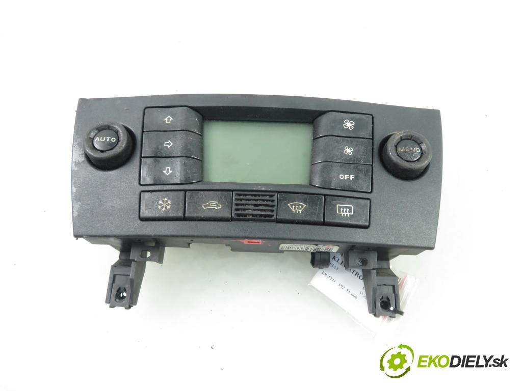FIAT STILO Multi Wagon (192_) KOMBI 2003 85,00 1.9 JTD - 192 A1.000 1910,00 Panel kúrenia KLIMATRONIK 735319257