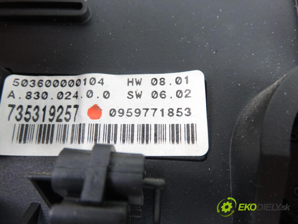 FIAT STILO Multi Wagon (192_) KOMBI 2003 85,00 1.9 JTD - 192 A1.000 1910,00 Panel kúrenia KLIMATRONIK 735319257