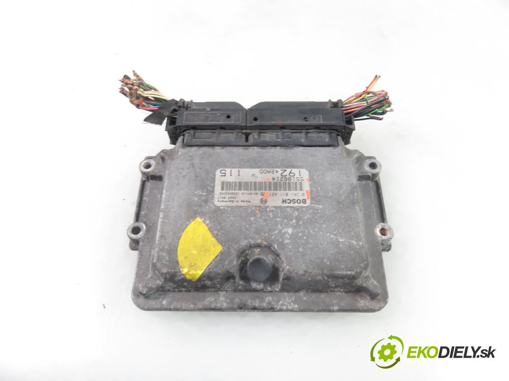 FIAT STILO Multi Wagon (192_) KOMBI 2003 85,00 1.9 JTD - 192 A1.000 1910,00 Riadiaca jednotka Motor 0281011421 ; 55188214