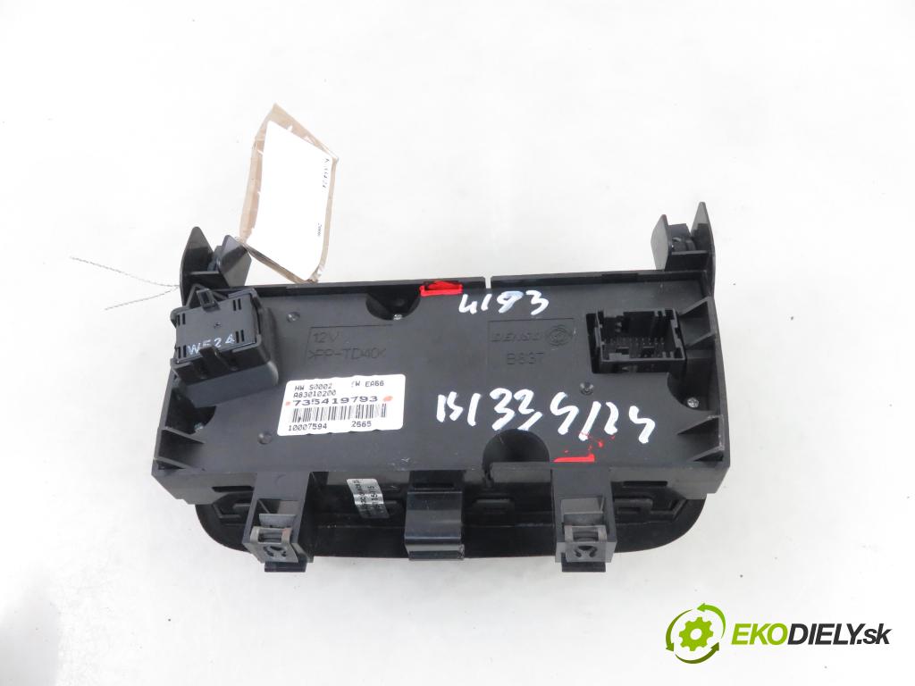 FIAT GRANDE PUNTO (199_) HB 2006 66,00 1.3 D Multijet 90 - 199 A3.000 1248,00 Panel kúrenia KLIMATRONIK 735419793