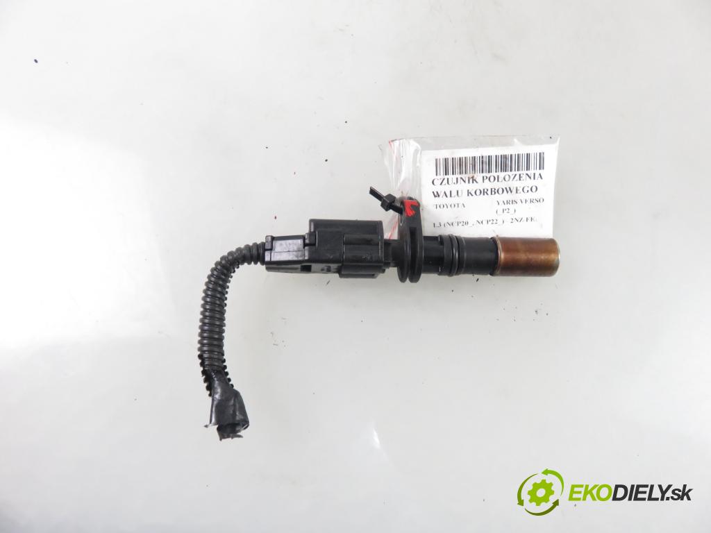 TOYOTA YARIS VERSO (_P2_) MINIVAN 2004 63,00 1.3 VVT-i 86KM- 2NZ-FE 1299,00 snímač polohy Vačkového hřídele / kliky klikového 9091905045