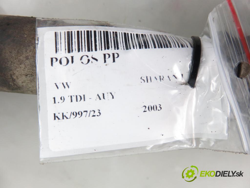 VW SHARAN (7M8, 7M9, 7M6) MINIVAN 2003 85,00 1.9 TDI PD 115 - AUY 1896,00 Poloos PP