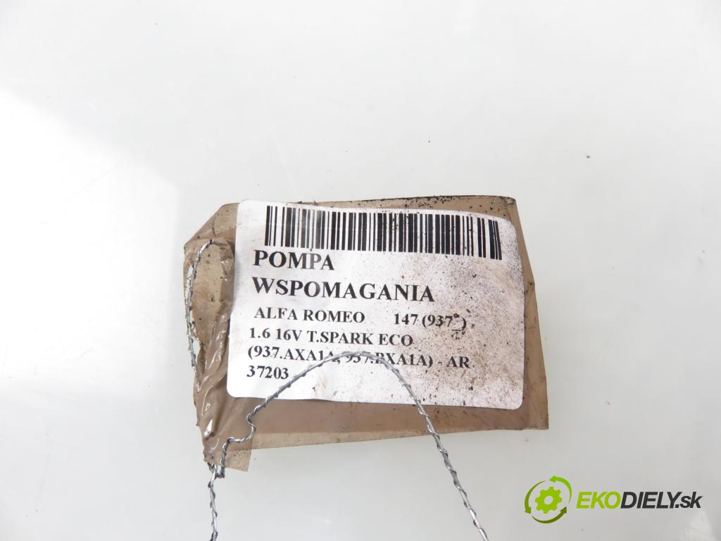ALFA ROMEO 147 (937_) HB 2003 77,00 1.6 16V T.SPARK ECO 105 - AR 37203 1598,00 Pumpa servočerpadlo 46763561 ; 7613955505 (Servočerpadlá, pumpy riadenia)