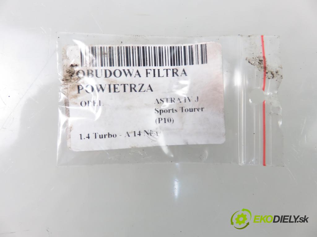 OPEL ASTRA J Sports Tourer (P10) KOMBI 2013 103,00 1.4 Turbo - A 14 NET 1364,00 váha vzduchu vzduchu 0280218268 ; 13301682