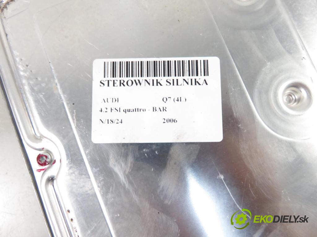 AUDI q7 SUV 2006 257,00 4.2 FSI 350 quattro - BAR 4163,00 Riadiaca jednotka Motor 4L0907560A ; 0261S02493