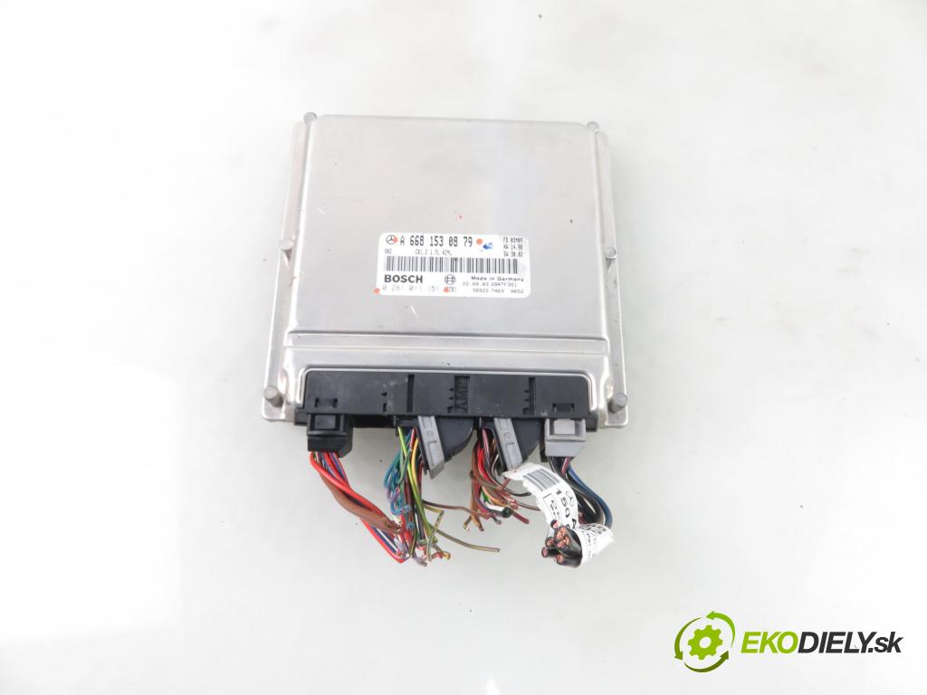 MERCEDES-BENZ KLASA A (W168) HB 2003 70,00 A 170 CDI 95 - OM 668.942 1689,00 Riadiaca jednotka Motor A6681530879 ; 0281011151