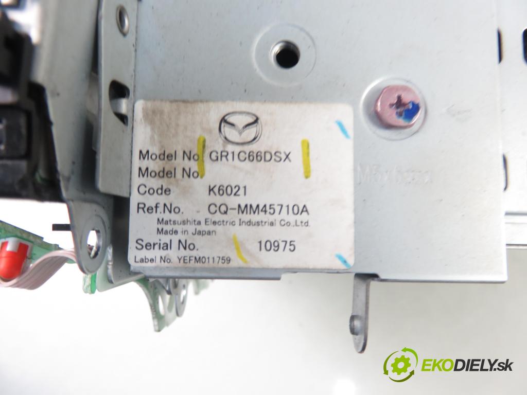 MAZDA 6 Station Wagon (GY) KOMBI 2006 88,00 1.8 - L813 1798,00 RADIO CD GR1C66DSX