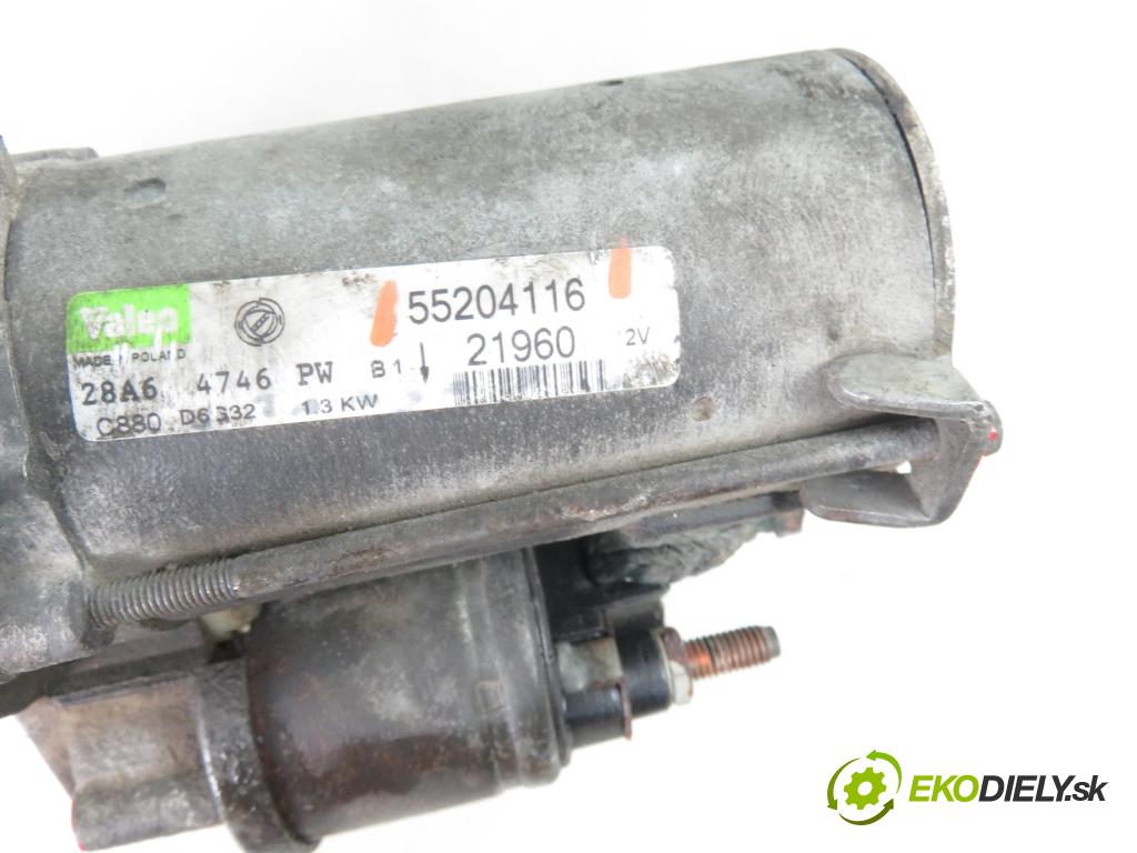 FIAT GRANDE PUNTO (199_) HB 2006 66,00 1.3 D Multijet 90 - 199 A3.000 1248,00 Štartér 55204116 (Štartéry)