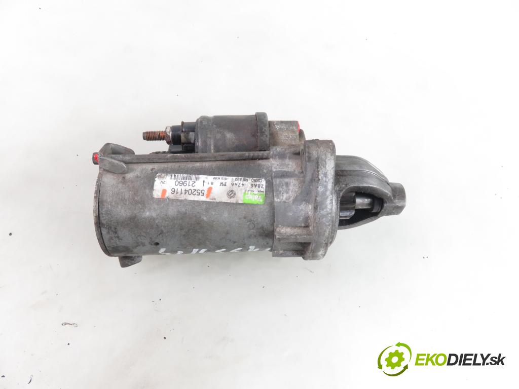 FIAT GRANDE PUNTO (199_) HB 2006 66,00 1.3 D Multijet 90 - 199 A3.000 1248,00 Štartér 55204116 (Štartéry)