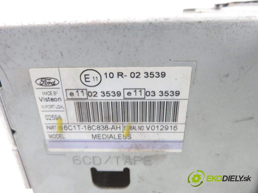 FORD TRANSIT TOURNEO Autobus BUS 2006 63,00 2.2 TDCi - P8FA 2198,00 RADIO 6C1T18C838AH