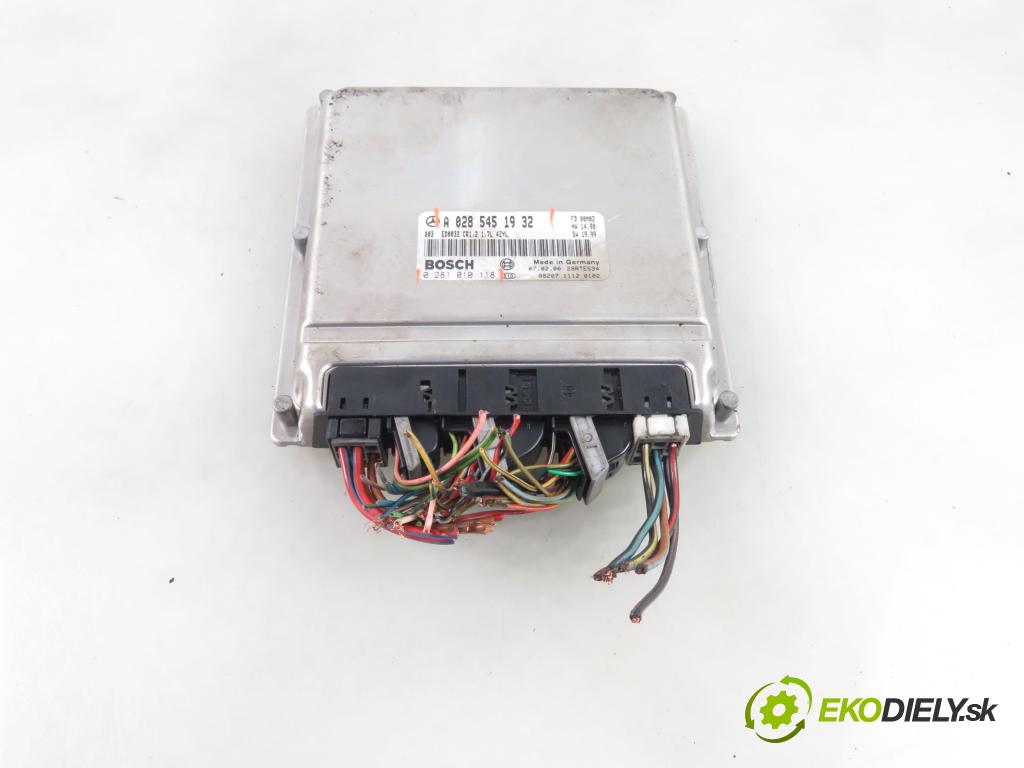 MERCEDES-BENZ KLASA A (W168) HB 2001 66,00 1.7 CDI 90 1689,00 Riadiaca jednotka Motor A0285451932 ; 0281010118