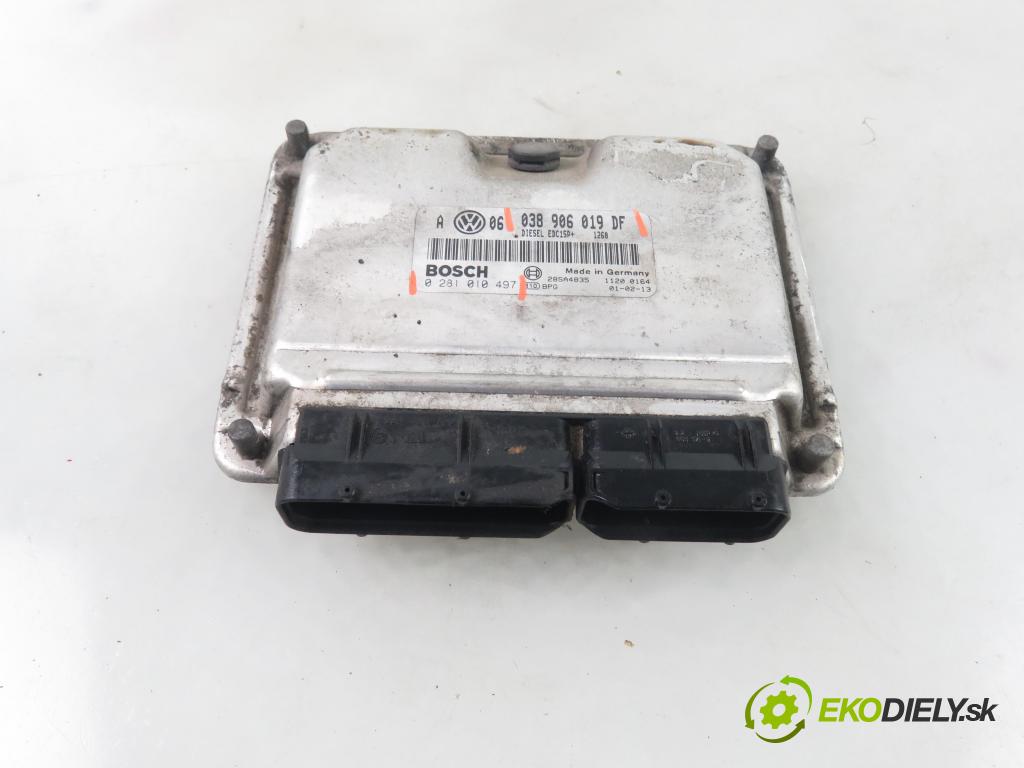 VW GOLF IV (1J1) HB 2001 74,00 1.9 TDI PD 101 - ATD 1896,00 Riadiaca jednotka Motor 0281010497 ; 038906019DF