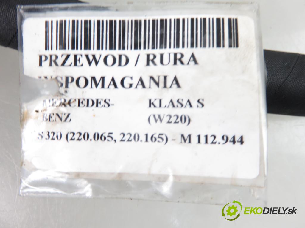 MERCEDES-BENZ KLASA S (W220) SEDAN 1999 165,00 S 320 (220.065, 220.165) - M 112.944 3199,00 rúrka / Rúra servočerpadlo 2204660181