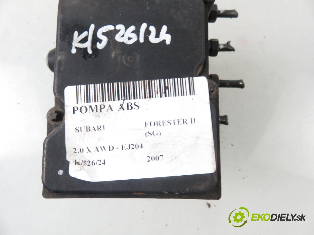 SUBARU FORESTER (SG_) SUV 2007 0,00 2.0 X AWD - EJ204 1994,00 Pumpa ABS 0265800597 (Pumpy ABS)