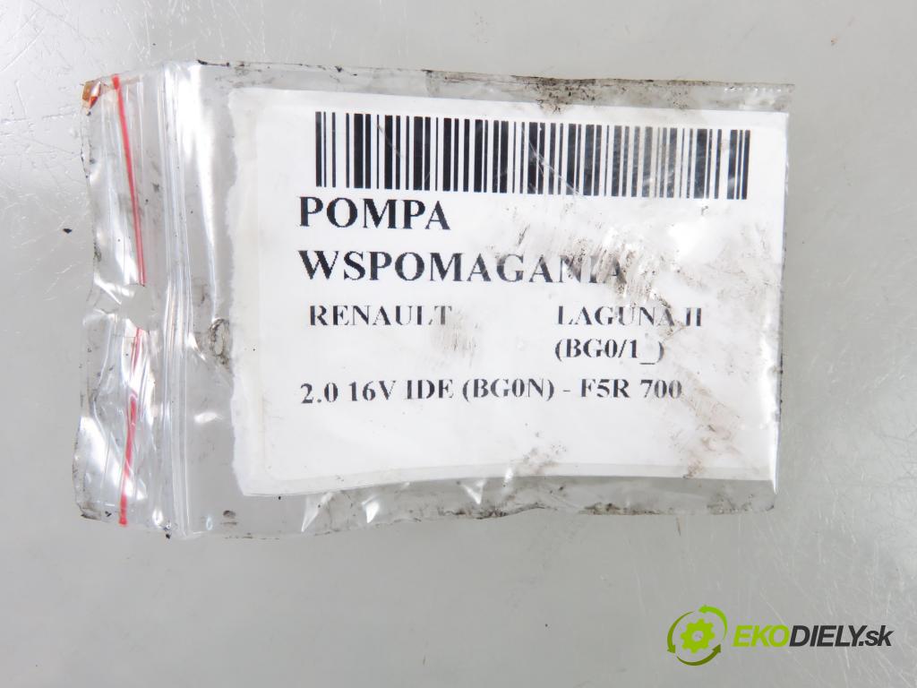 RENAULT LAGUNA II (BG0/1_) LIFTBACK 2002 103,00 2.0 16V IDE (BG0N) - F5R 700 1998,00 Pumpa servočerpadlo 26088276 (Servočerpadlá, pumpy riadenia)