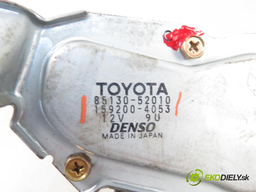 TOYOTA YARIS (_P1_) HB 2000 50,00 1.0 VVT- i 68 - 1SZ-FE 998,00 Motorček stierače zadné 8513052010 ; 1592001053