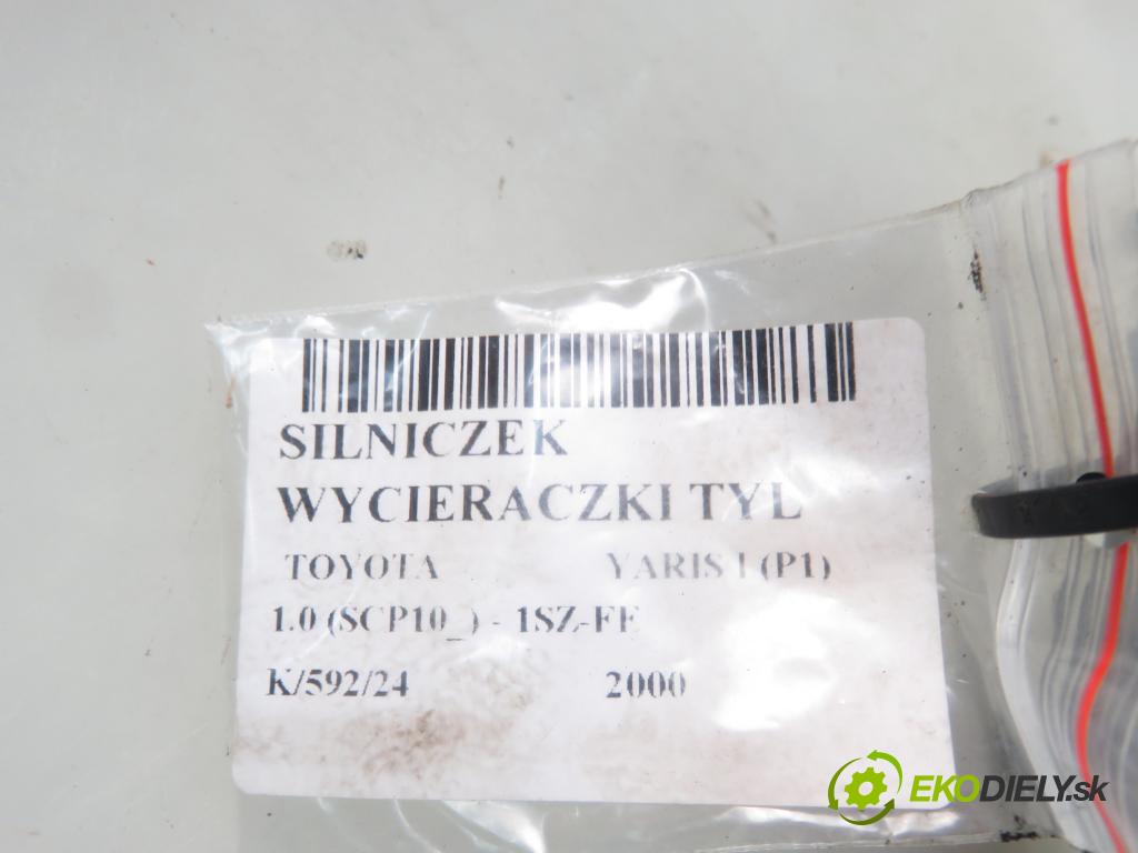 TOYOTA YARIS (_P1_) HB 2000 50,00 1.0 VVT- i 68 - 1SZ-FE 998,00 Motorček stierače zadné 8513052010 ; 1592001053