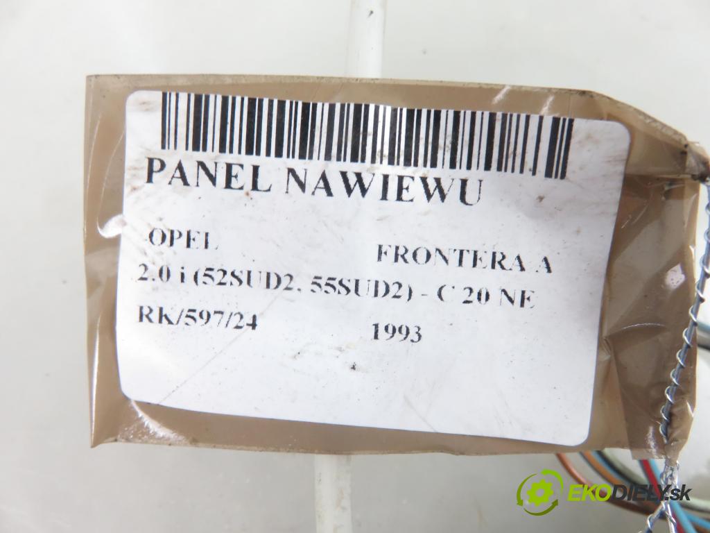 OPEL FRONTERA A Sport (5_SUD2) TERENOWY 1993 85,00 2.0 i (52SUD2, 55SUD2) - C 20 NE 1998,00 Panel kúrenia 5261800024