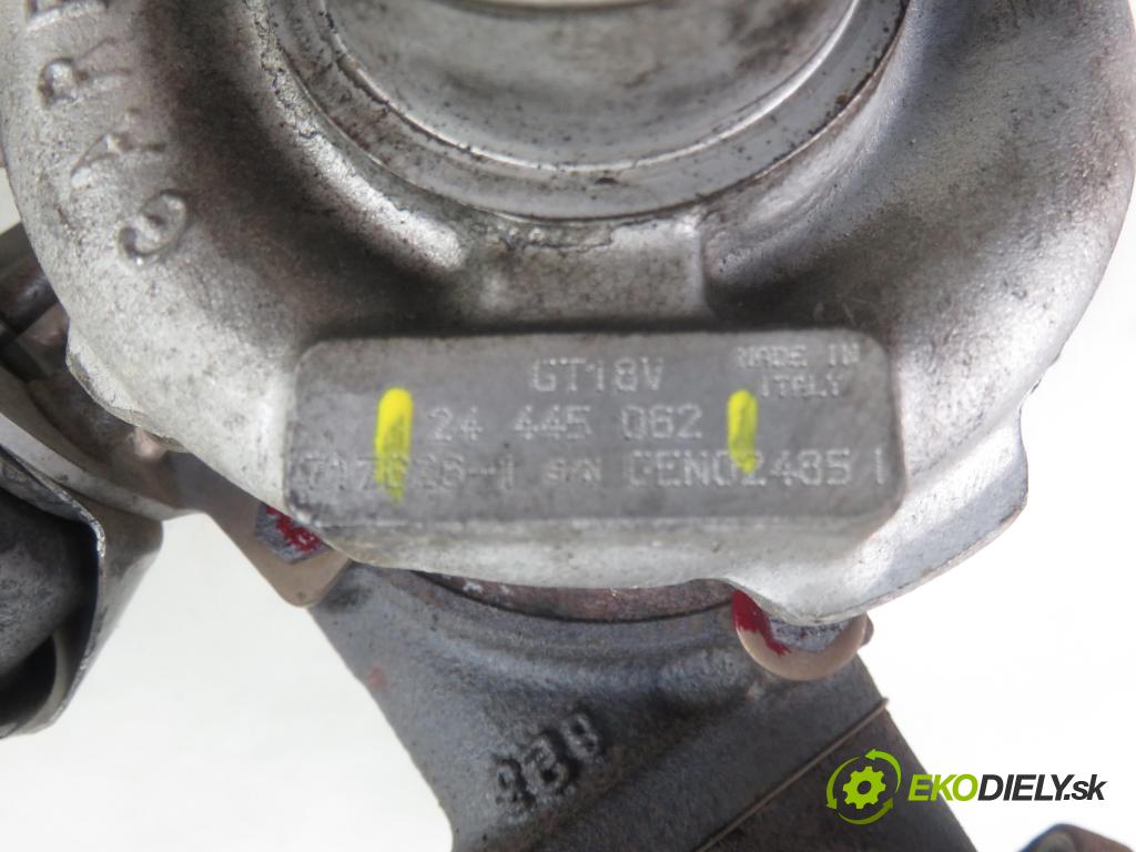 OPEL VECTRA C (Z02) SEDAN 2002 92,00 2.2 DTI 16V 125 - Y 22 DTR 2172,00 RYCHLONABÍJEČKA: 24445062 (Turbodúchadla (kompletní))