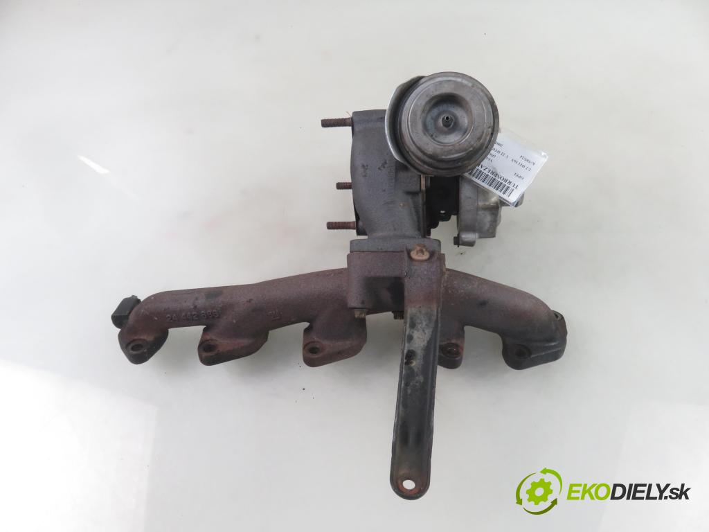 OPEL VECTRA C (Z02) SEDAN 2002 92,00 2.2 DTI 16V 125 - Y 22 DTR 2172,00 RYCHLONABÍJEČKA: 24445062 (Turbodúchadla (kompletní))