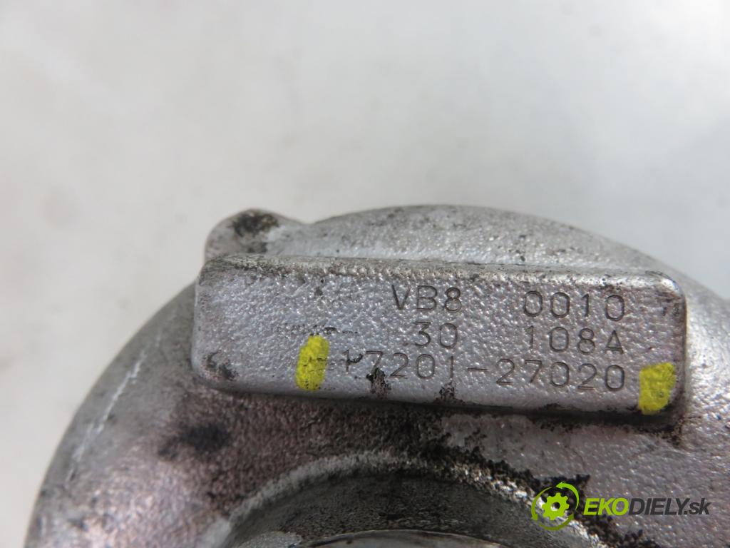 TOYOTA COROLLA Wagon (_E11_) KOMBI 2001 0,00 2.0 D-4D - 1CD-FTV 1995,00 Turbodúchadlo 1720127020 (Turbodúchadlá (kompletné))