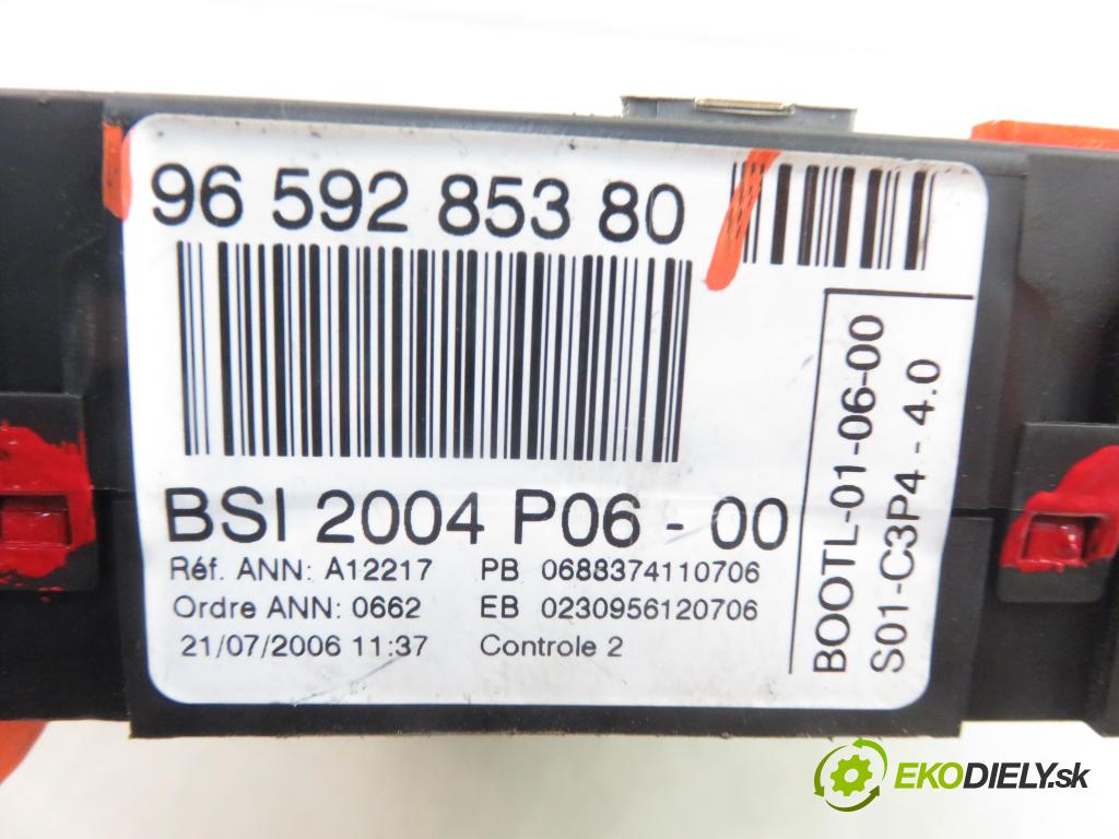PEUGEOT 207 (WA_, WC_) HB 2006 80,00 1.6 HDi 16V 109 - 9HZ 1560,00 MODUL BSI 9659285380