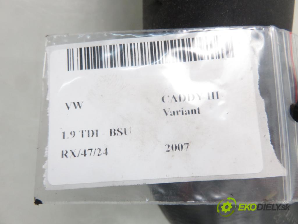 VW CADDY III Variant (2KB, 2KJ, 2CB, 2CJ) KOMBIVAN 2007 55,00 1.9 TDI - BSU 1896,00 Rúra intercoolera turba 3CO145770B ; 3C0145762AM