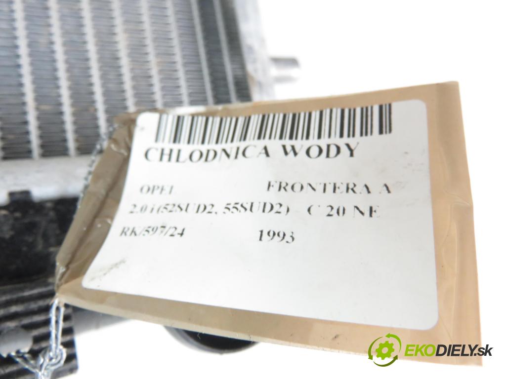 OPEL FRONTERA A Sport (5_SUD2) TERENOWY 1993 85,00 2.0 i (52SUD2, 55SUD2) - C 20 NE 1998,00 chladič vody 1300121