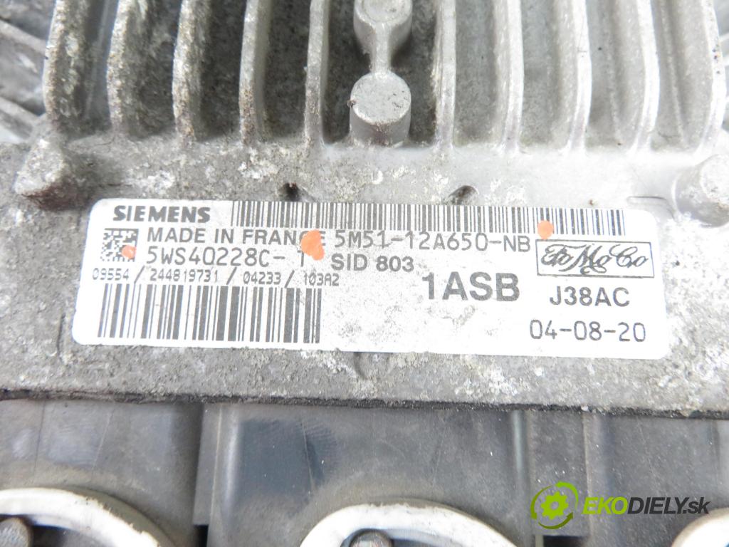 FORD FOCUS II (DA_, HCP) HB 2004 100,00 2.0 TDCi - G6DA 1997,00 Riadiaca jednotka Motor 5M5112A650NB ; 5WS40228CT