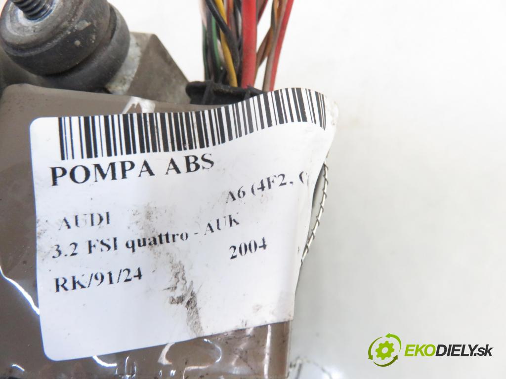 AUDI A6 (4F2, C6) SEDAN 2004 188,00 3.2 FSI quattro - AUK 3123,00 Pumpa ABS 4F0910517E ; 4F0614517A ; 0265234111 (Pumpy ABS)