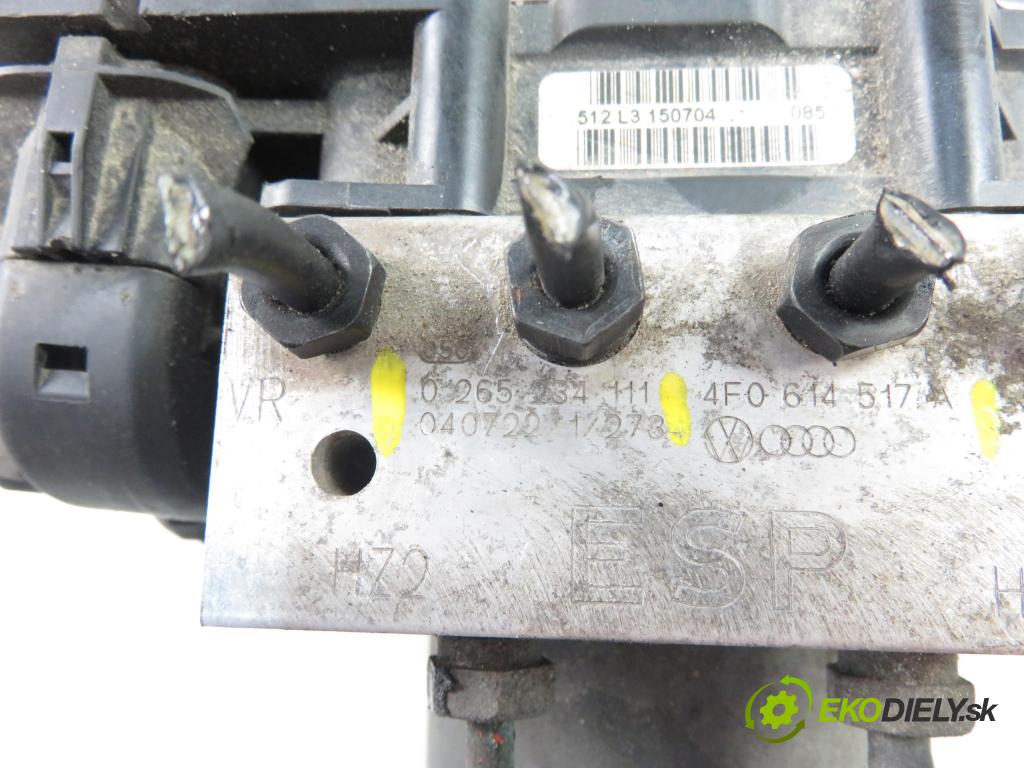 AUDI A6 (4F2, C6) SEDAN 2004 188,00 3.2 FSI quattro - AUK 3123,00 Pumpa ABS 4F0910517E ; 4F0614517A ; 0265234111 (Pumpy ABS)