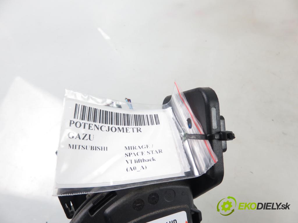 MITSUBISHI MIRAGE / SPACE STAR VI liftback (A0_A) HB 2020 52,00 1.0 12V R3 MIVEC 71 - 3A90 999,00 Potenciometer plynu 1600A093 ; 6PV31202803 (Pedále)
