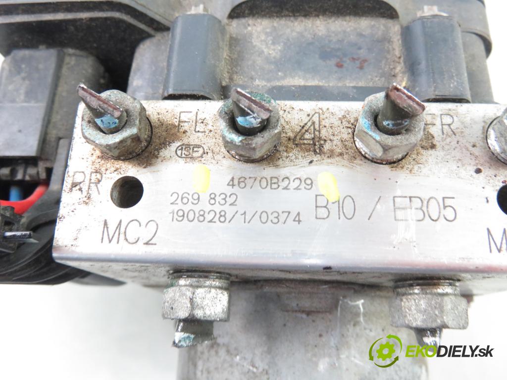 MITSUBISHI MIRAGE / SPACE STAR VI liftback (A0_A) HB 2020 52,00 1.0 12V R3 MIVEC 71 - 3A90 999,00 Pumpa ABS 0265255394 ; 4670B229 ; 0265956482 (Pumpy ABS)