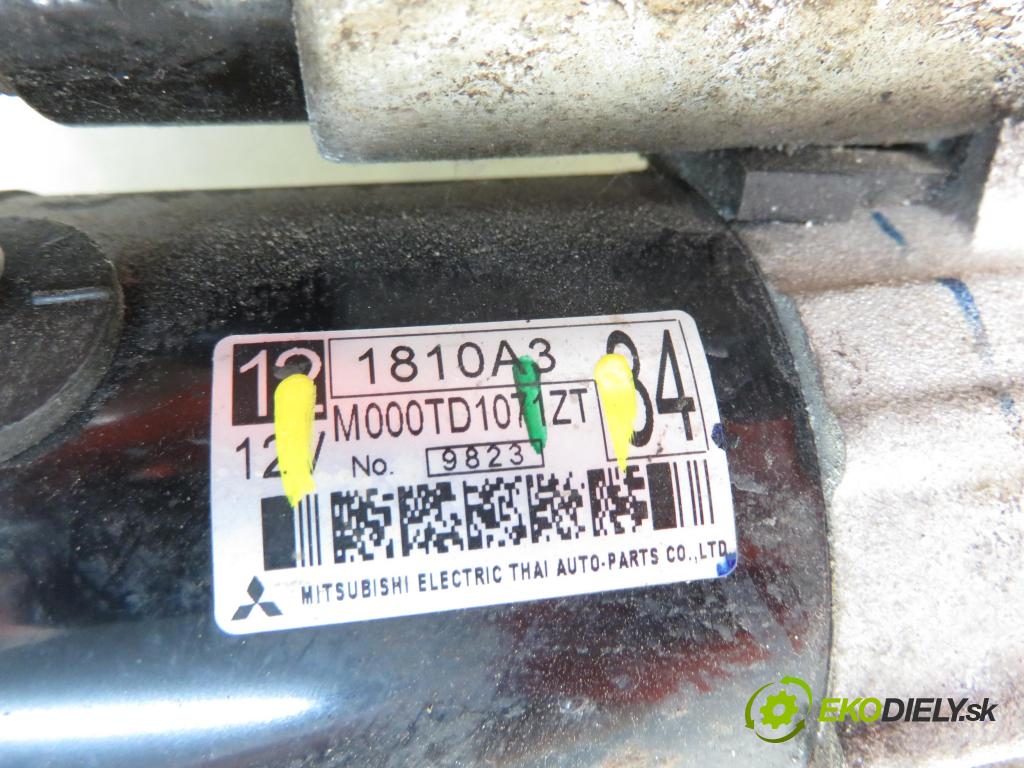 MITSUBISHI MIRAGE / SPACE STAR VI liftback (A0_A) HB 2020 52,00 1.0 12V R3 MIVEC 71 - 3A90 999,00 Štartér M000TD1071ZT (Štartéry)