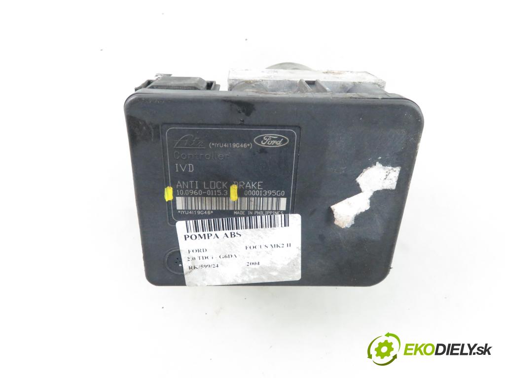 FORD FOCUS II (DA_, HCP) HB 2004 100,00 2.0 TDCi - G6DA 1997,00 Pumpa ABS 3M512C405HA ; 10020601724 ; 10096001153 (Pumpy ABS)