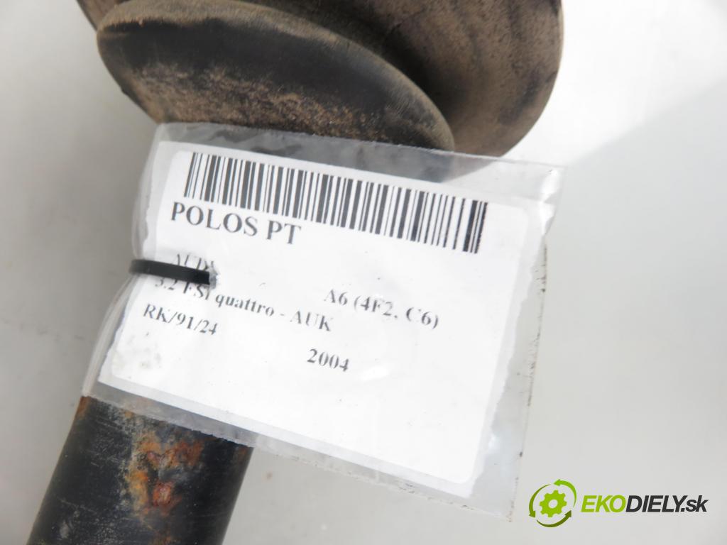 AUDI A6 (4F2, C6) SEDAN 2004 188,00 3.2 FSI quattro - AUK 3123,00 Poloos pravé zadné BRAL