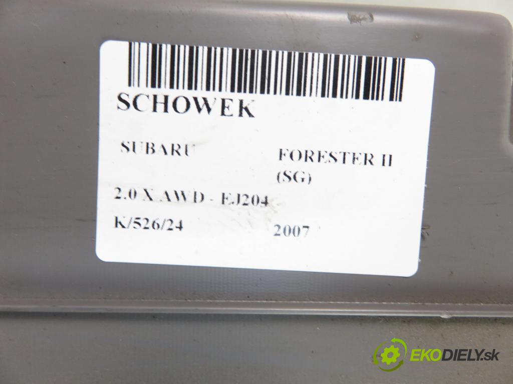 SUBARU FORESTER (SG_) SUV 2007 0,00 2.0 X AWD - EJ204 1994,00 Priehradka, kastlík