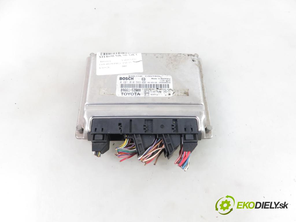 TOYOTA YARIS (_P1_) HB 2002 55,00 1.4 D-4D (NLP10_) - 1ND-TV 1364,00 Riadiaca jednotka Motor 8966052270 ; 4079180023